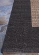 Recife Checkered Field Cocoa/Black Area Rug