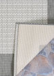 Recife Checkered Field Grey/White Area Rug