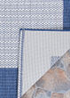 Recife Checkered Field Ivory/Indigo Area Rug