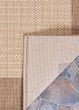 Recife Checkered Field Natural/Cocoa Area Rug