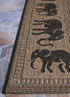 Recife Elephant Cocoa/Black Area Rug