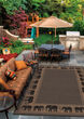 Recife Elephant Cocoa/Black Area Rug