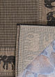 Recife Elephant Cocoa/Black Area Rug