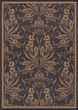 Recife Garden Cottage Black/Cocoa Area Rug