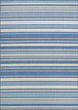 Recife Gazebo Stripe Champ/Blue Area Rug