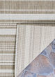 Recife Gazebo Stripe Champ/Taupe Area Rug