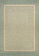 Recife Stria Texture Natural/Green Area Rug