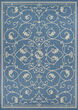 Recife Veranda Champagne/Blue Rug