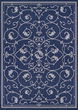 Recife Veranda Ivory/Indigo Area Rug