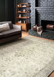 Rosette ROS-02 Ivory/Silver Area Rug