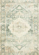 Rosette ROS-08 Teal/Ivory Area Rug