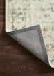 Rosette ROS-08 Teal/Ivory Area Rug