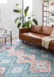 Skye SKY-03 Turquoise/Terracotta Rug