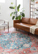 Skye SKY-05 Brick/Ocean Area Rug