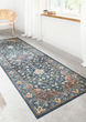 Skye SKY-08 Denim/Brick Area Rug