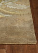 Sparta 3102 Moss Palm Trees Area Rug