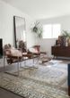 Tatum TW-02 Stone/Blue Area Rug