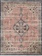 Graham GRA-06 Coral/Navy Area Rug
