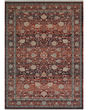 Kashimar Floral Vase Rust Area Rug