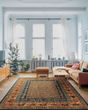 Old World Classic Pazyrk Burnished Rust Area Rug