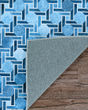 Prairie Solstice Marine Blue Area Rug