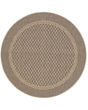 Naturalistic Symmetry Natural/Black Area Rug