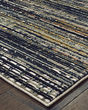 Bowen 1332h Black/Navy Area Rug