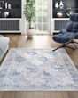 Couture Persian Tiles Pewter-Mode Beige Rug
