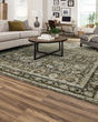 Andorra 7125c Green/Brown Area Rug