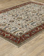 Aberdeen 144d1 Ivory/Red Area Rug