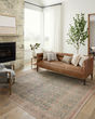Aubrey AUB-02 Aqua/Sand Area Rug