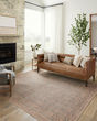 Aubrey AUB-04 Blue/Terracotta Area Rug