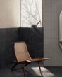 Absolute Black Porcelain Slate Matte Tile