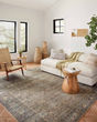 Adrian ADR-03 Terracotta/Multi Area Rug