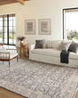 Alie ALE-05 Charcoal/Beige Area Rug