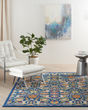 Allur ALR03 Navy Multicolor Area Rug