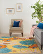 Allur ALR06 Yellow Multicolor Area Rug