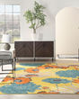 Allur ALR06 Yellow Multicolor Area Rug