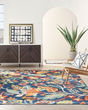 Allur ALR09 Navy Multicolor Area Rug
