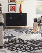 Aloha ALH05 Black White Area Rug