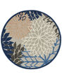 Aloha ALH05 Blue/Multicolor Area Rug