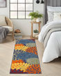 Aloha ALH05 Navy Multicolor Area Rug