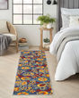 Aloha ALH17 Navy Multicolor Area Rug