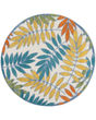 Aloha ALH18 Ivory/Multi Area Rug