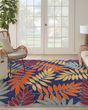 Aloha ALH18 Navy Multicolor Area Rug
