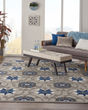 Aloha ALH19 Grey/Blue Area Rug