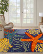 Aloha ALH24 Navy Multicolor Area Rug