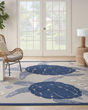 Aloha ALH27 Navy Blue Area Rug