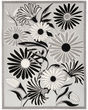 Aloha ALH33 Black White Area Rug