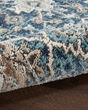 American Manor AMR01 Blue/Ivory Area Rug